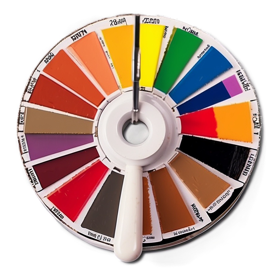 Paint Swatch Color Wheel Png 38 PNG image