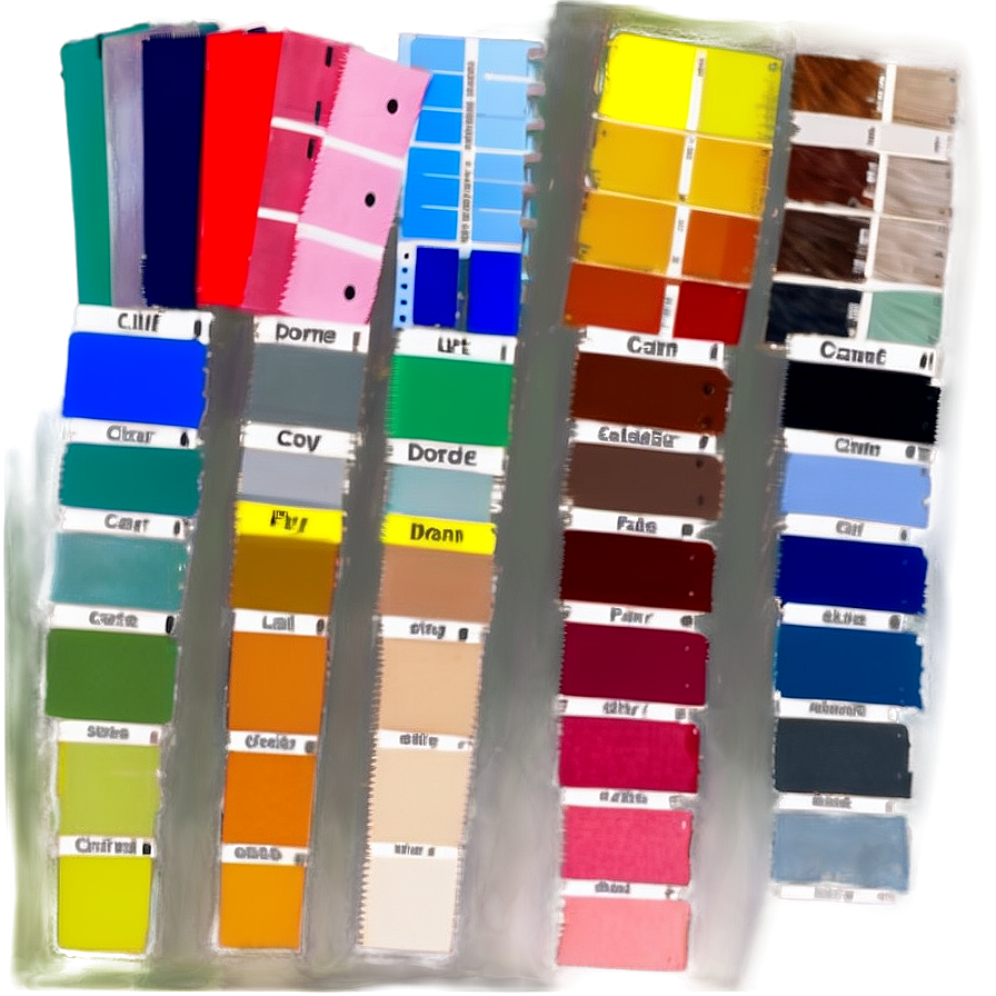 Paint Swatch Selection Png Mtt PNG image