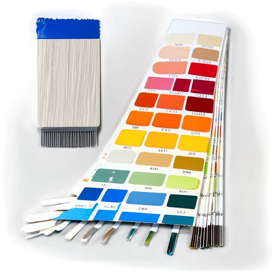 Paint Swatch Strips Png 59 PNG image