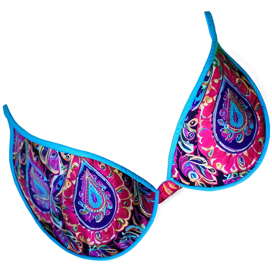 Paisley Bikini Top Png 29 PNG image