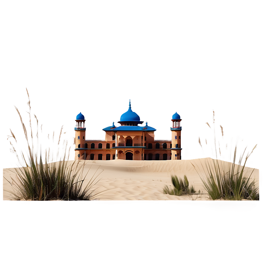 Palace Amidst The Sand Dunes Png Vvs76 PNG image