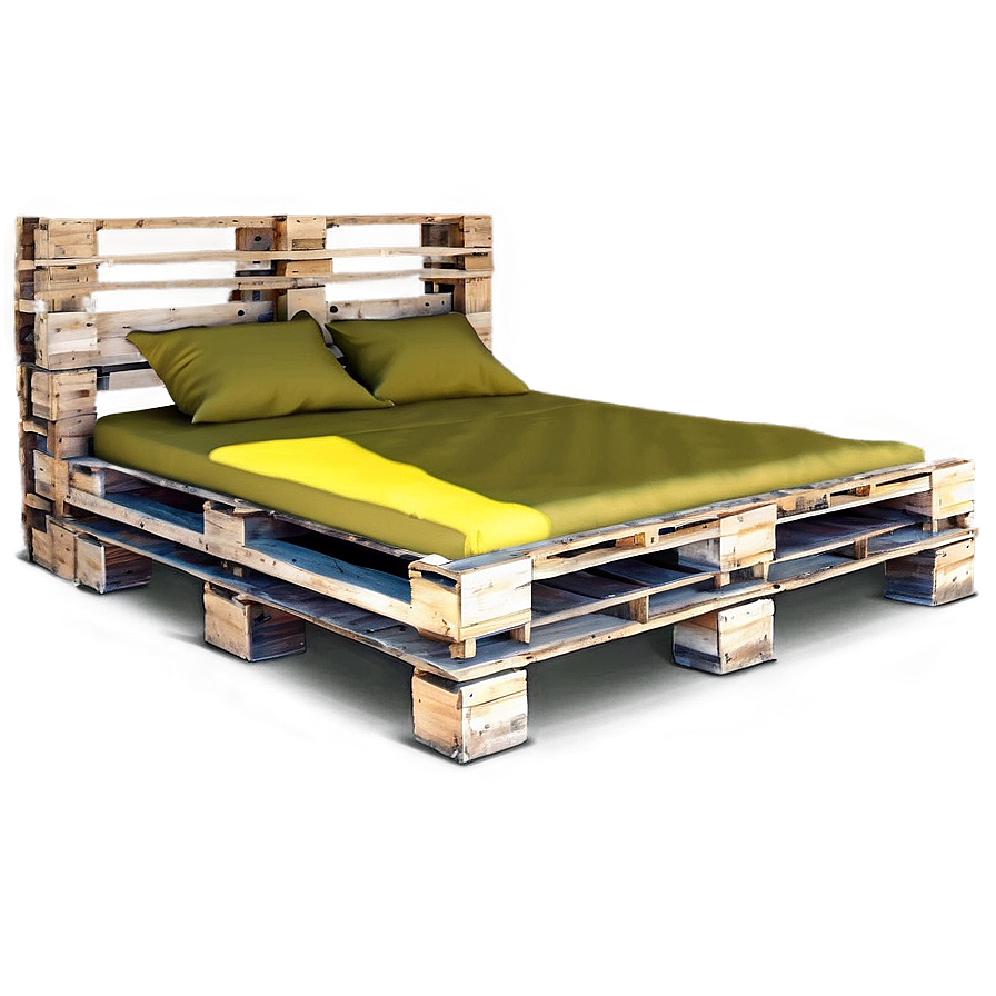 Pallet Bed Frame Png Uhw70 PNG image