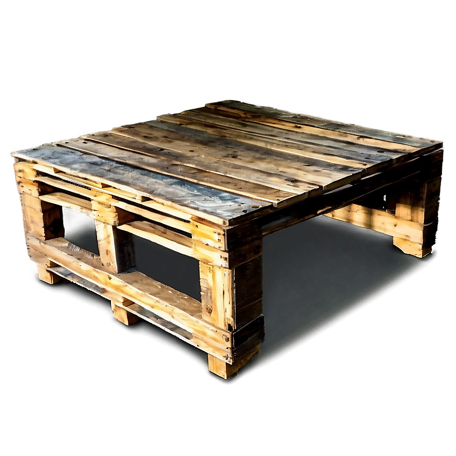 Pallet Coffee Table Png 2 PNG image