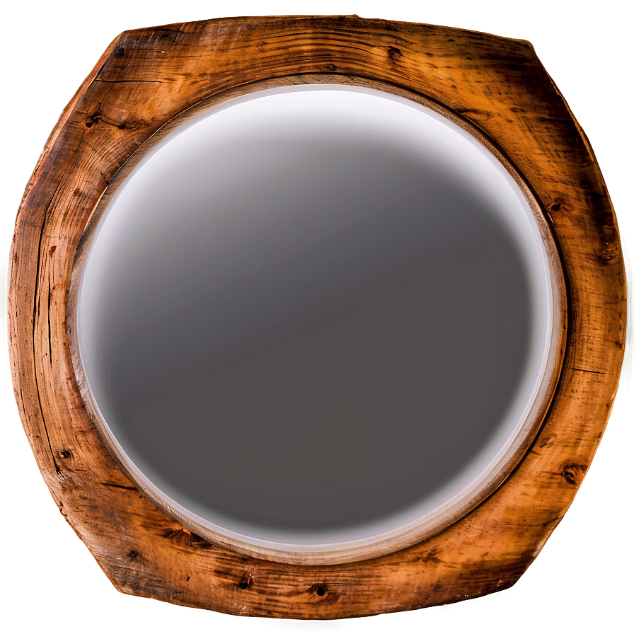 Pallet Wood Mirror Frame Png Wkj75 PNG image