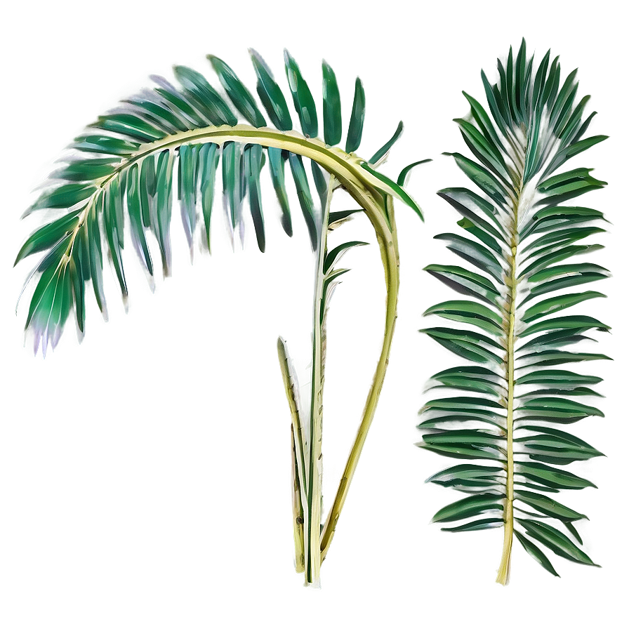 Palm Leaves Arrangement Png Bln PNG image