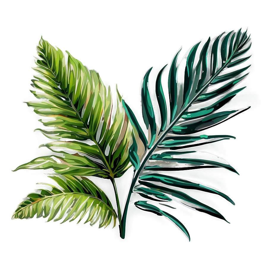 Palm Leaves Bundle Png 39 PNG image