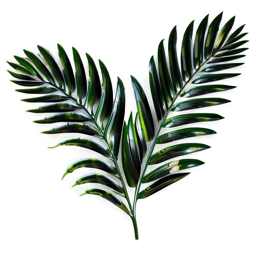 Palm Leaves Clipart Png 05252024 PNG image