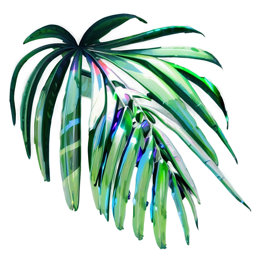 Palm Leaves Composition Png 97 PNG image