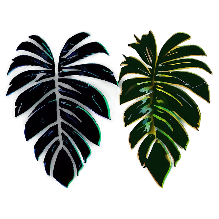 Palm Leaves Silhouette Png Rxv PNG image