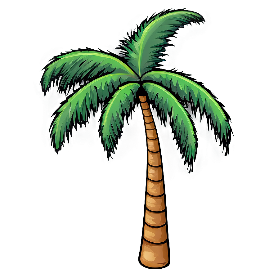 Palm Tree Clip Art Png 04292024 PNG image