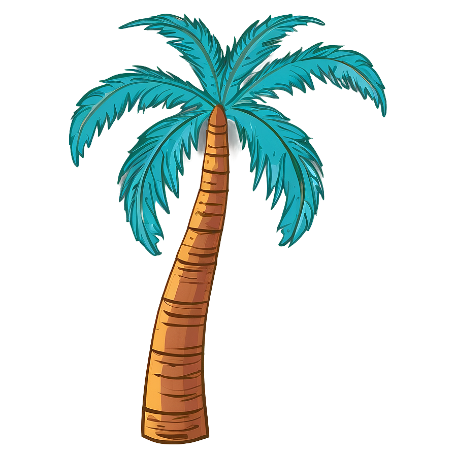 Palm Tree Drawing Png 04292024 PNG image