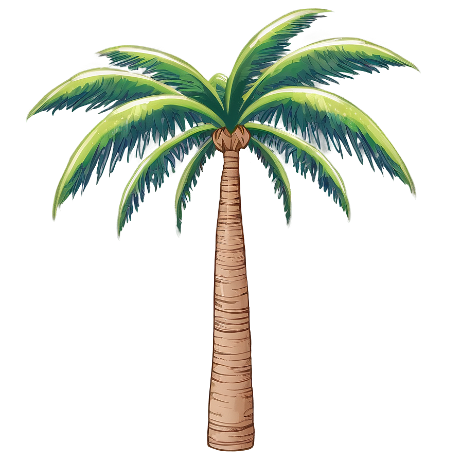 Palm Tree Drawing Png Eed18 PNG image
