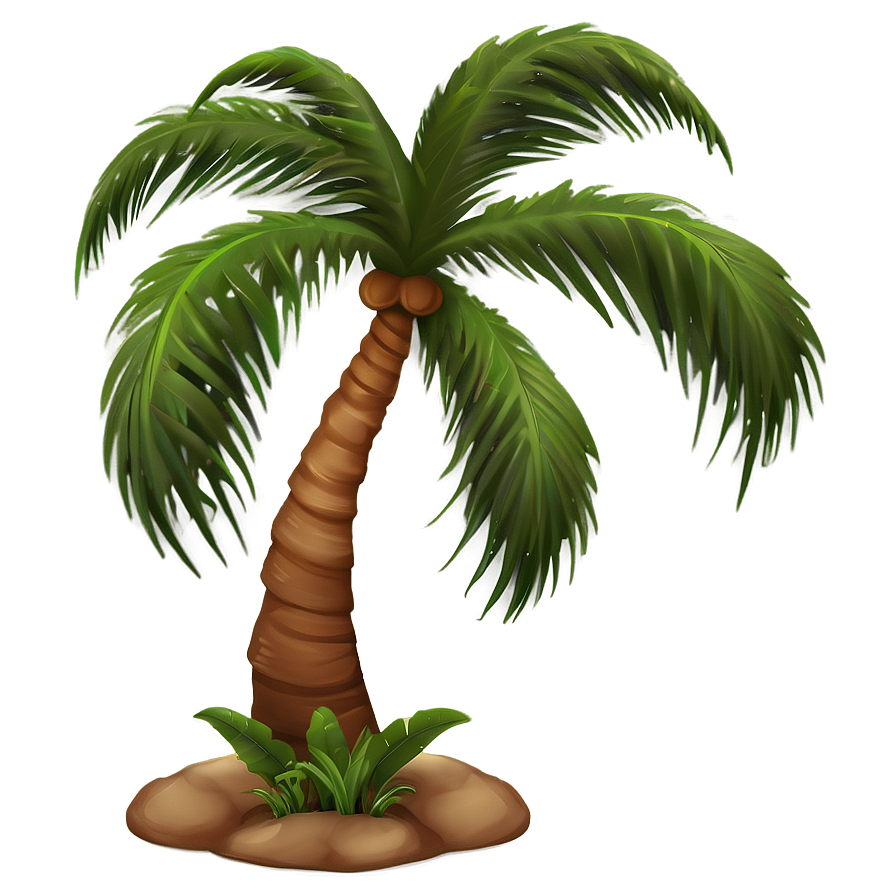 Palm Tree Emoji D PNG image