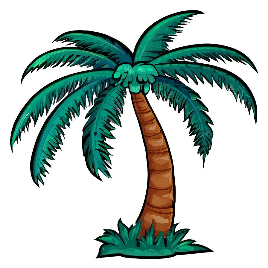 Palm Tree Pattern Png Hht72 PNG image