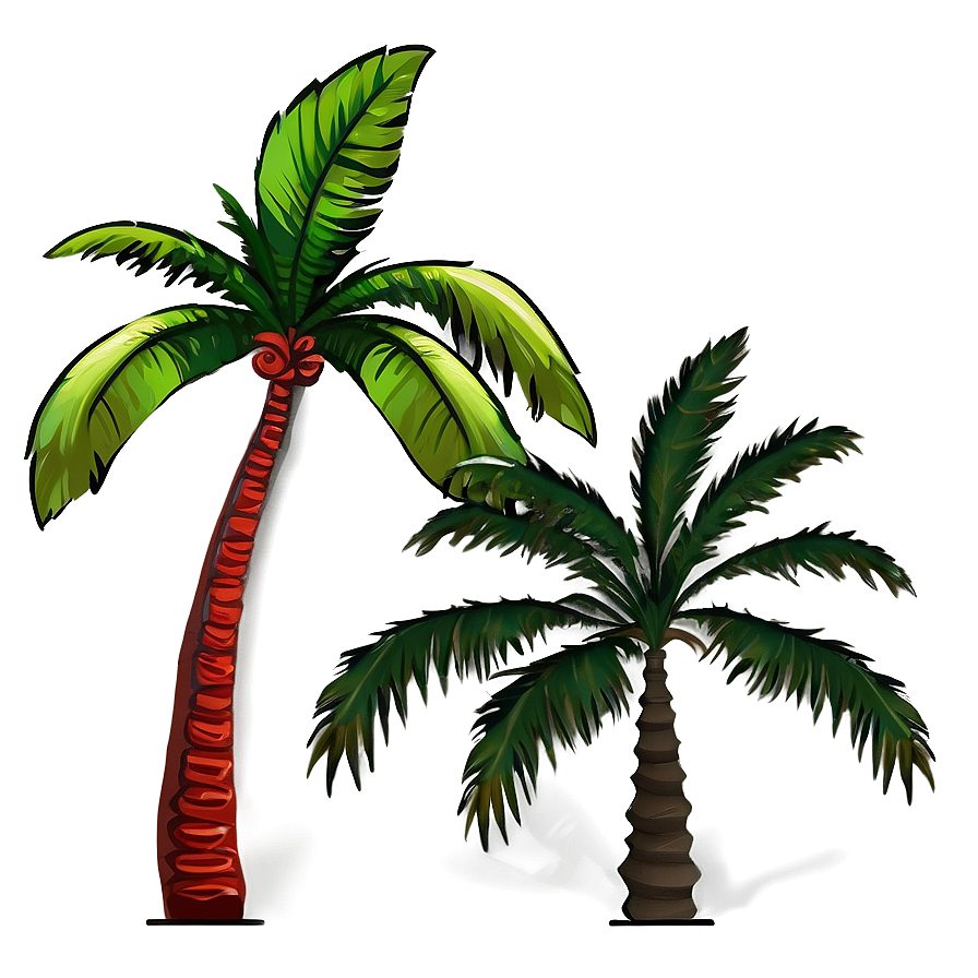 Palm Tree Scene Png Cul60 PNG image