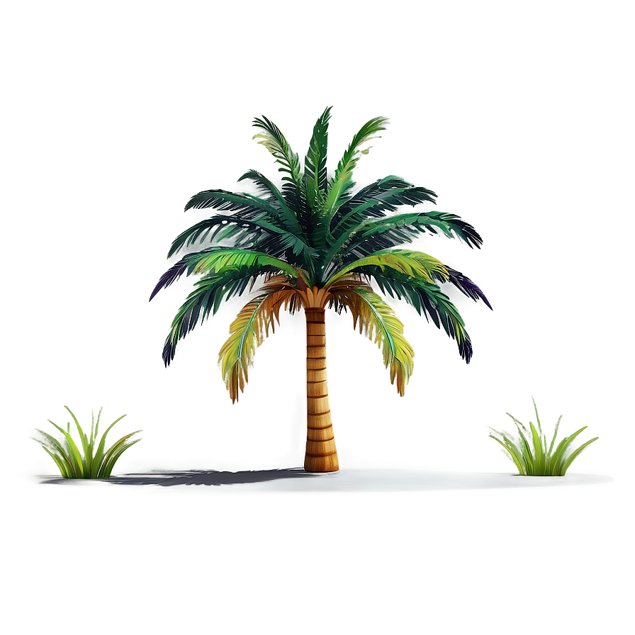 Palm Tree Shadow Png 04292024 PNG image