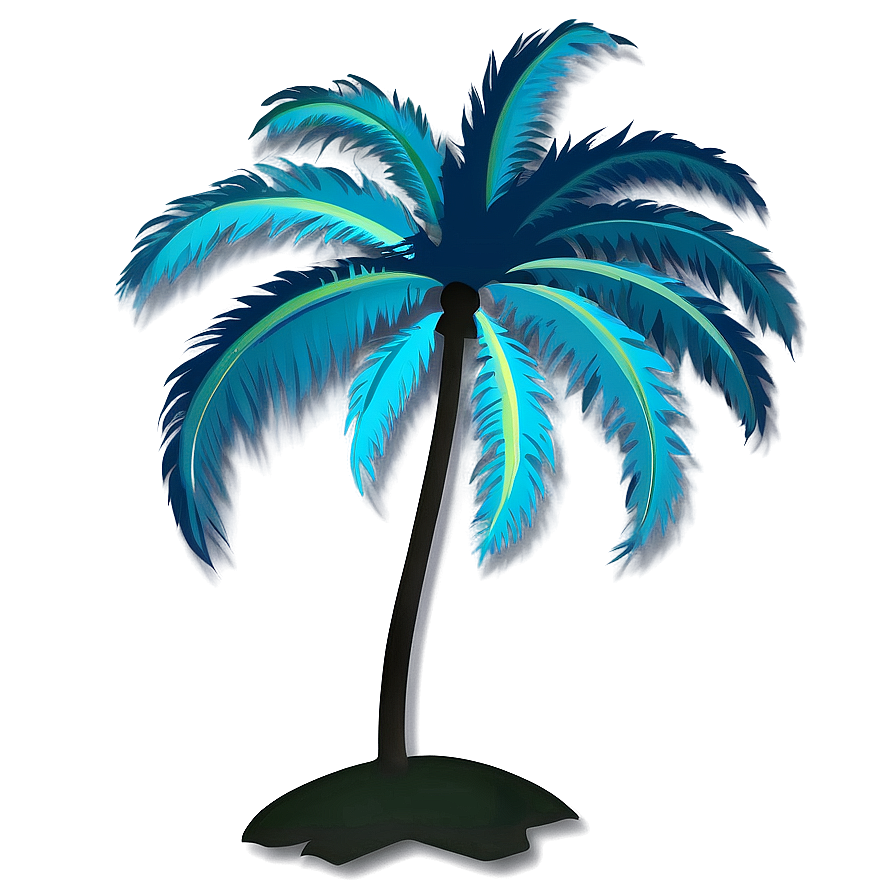 Palm Tree Silhouette Png 04292024 PNG image
