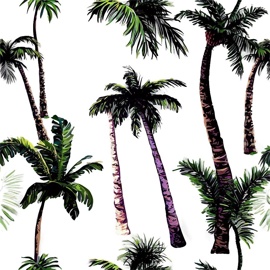 Palm Tree Silhouette Png Pwp40 PNG image