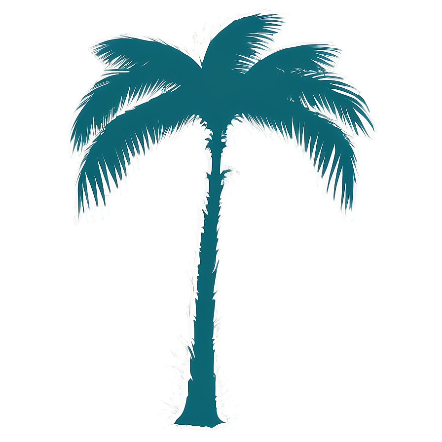 Palm Tree Silhouette With Birds Png 46 PNG image