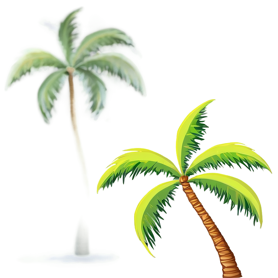 Palm Tree Vacation Png 04292024 PNG image