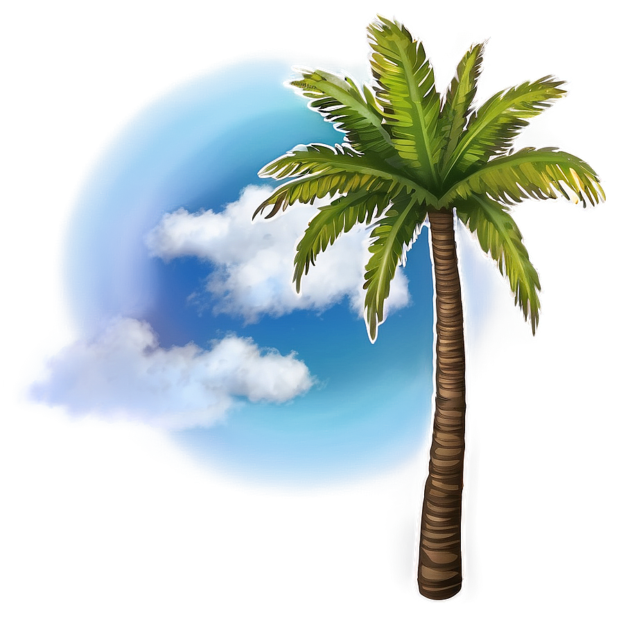 Palm Trees And Sky Png 73 PNG image