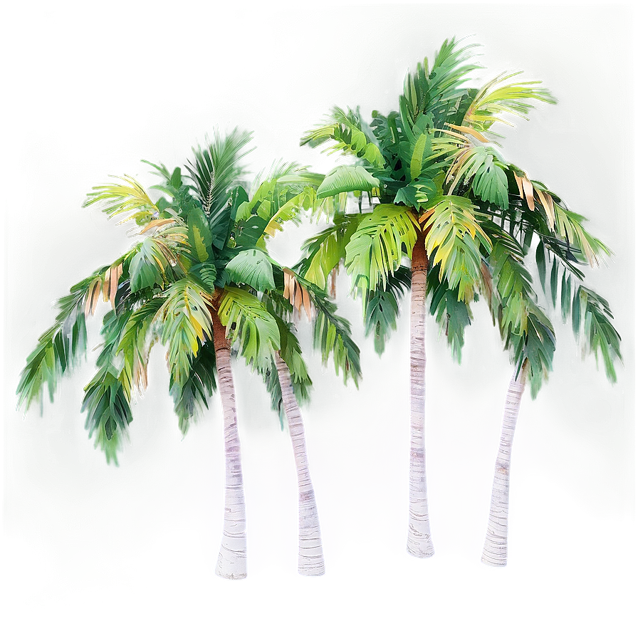 Palm Trees C PNG image