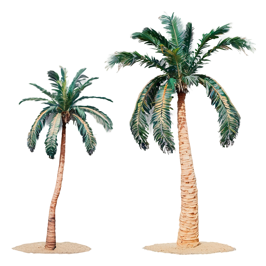 Palm Trees In Desert Png 05042024 PNG image