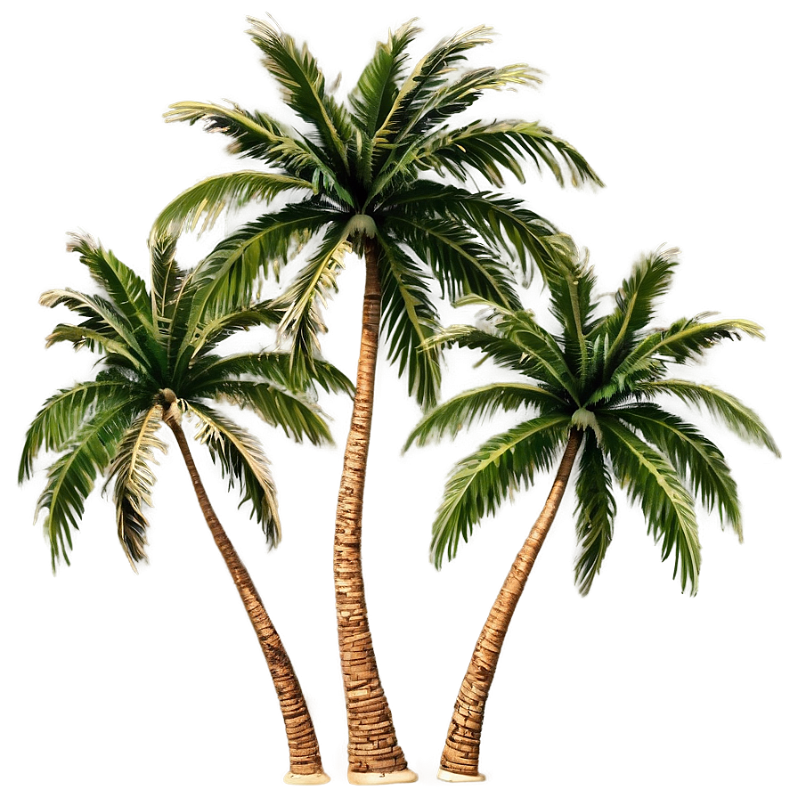 Palm Trees In Paradise Png Hgb82 PNG image