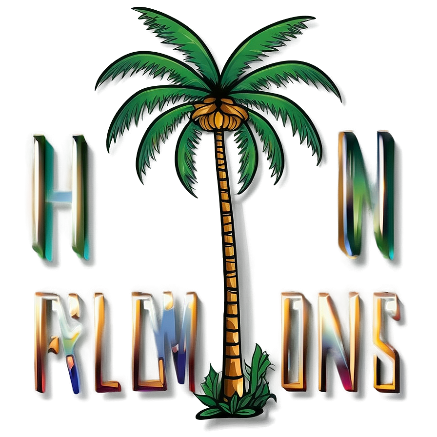 Palm Trees Line Art Png 99 PNG image