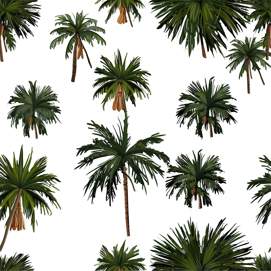 Palm Trees On Island Png Vki82 PNG image