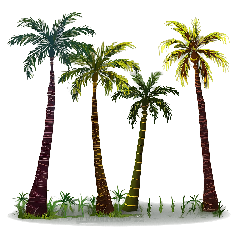 Palm Trees Silhouette Png Lbd33 PNG image