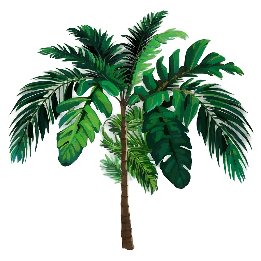 Palm Tropical Leaf Png 37 PNG image