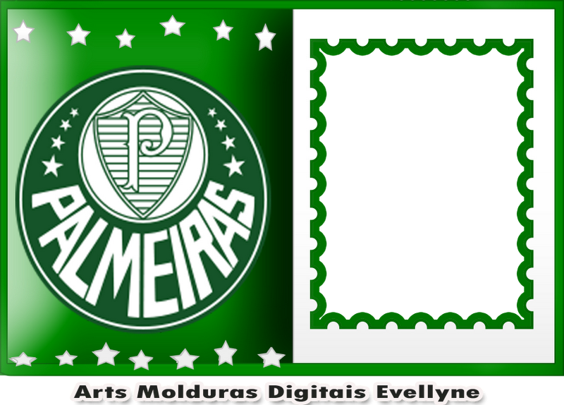 Palmeiras Logo Frame Design PNG image