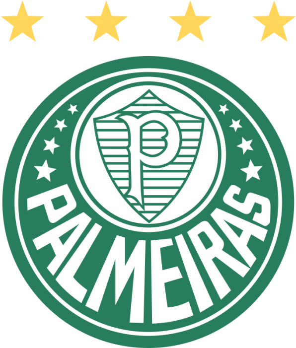 Palmeiras Logowith Stars PNG image