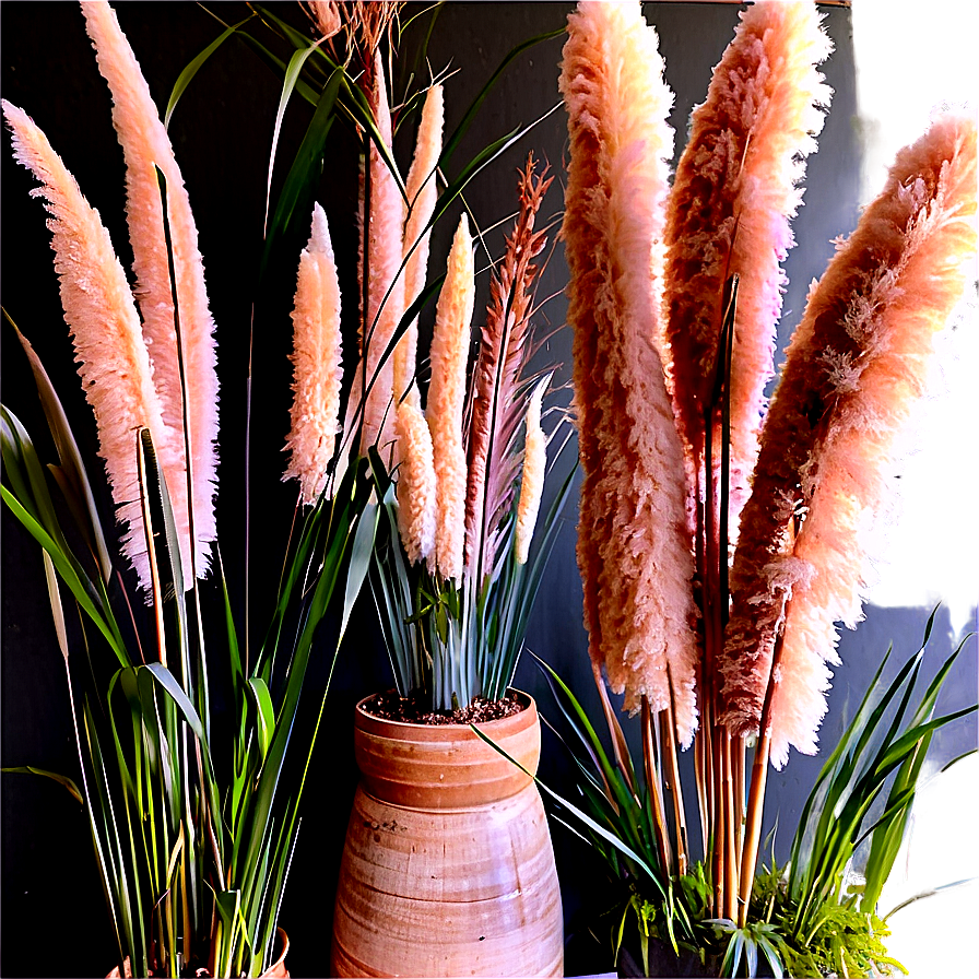 Pampas Grass Decor Idea Png 74 PNG image