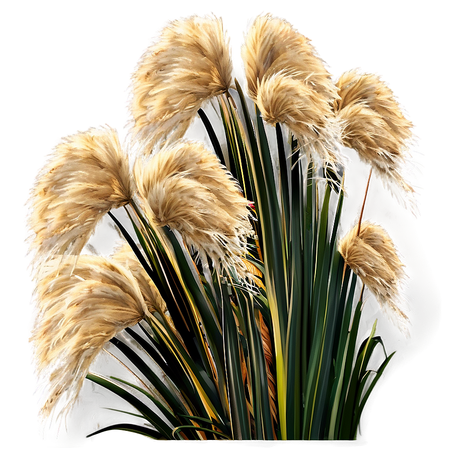 Pampas Grass Landscape Png 06272024 PNG image