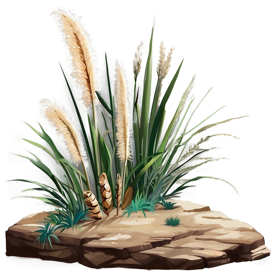 Pampas On Cliff Png 06272024 PNG image