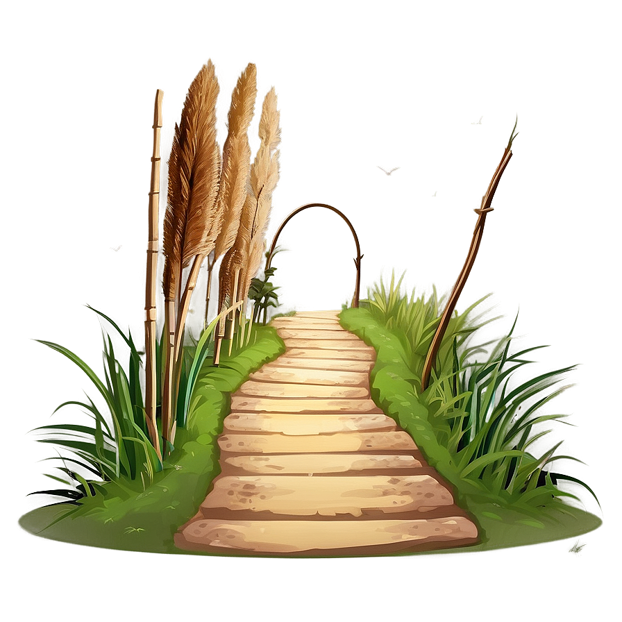 Pampas Pathway Png 06272024 PNG image