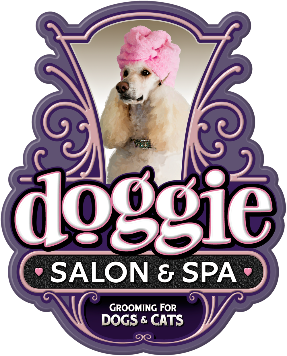 Pampered Pooch Spa Day PNG image
