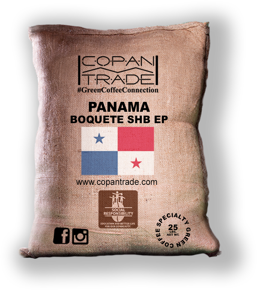 Panama Boquete S H B E P Coffee Bag PNG image