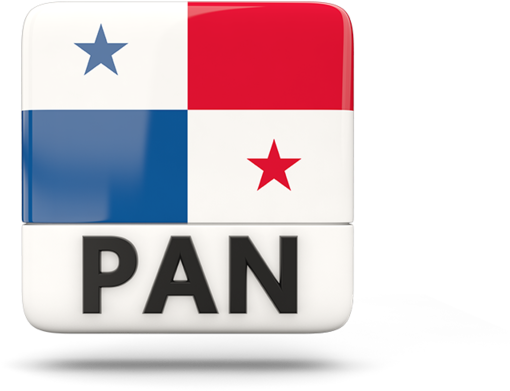 Panama Flag Design Element PNG image