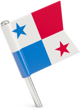 Panama National Flag Graphic PNG image