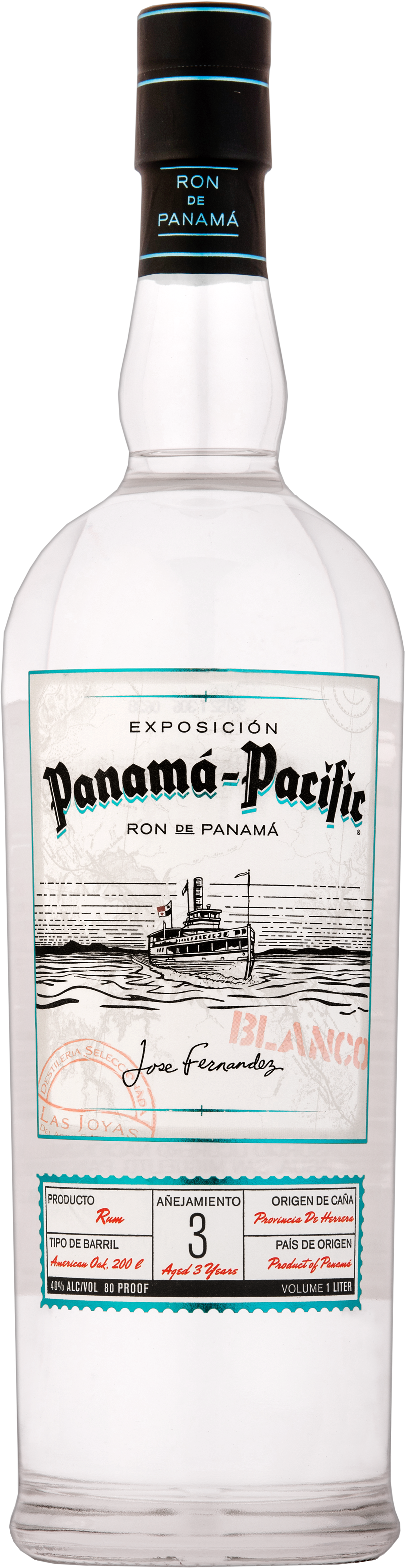 Panama Pacific Rum Bottle PNG image