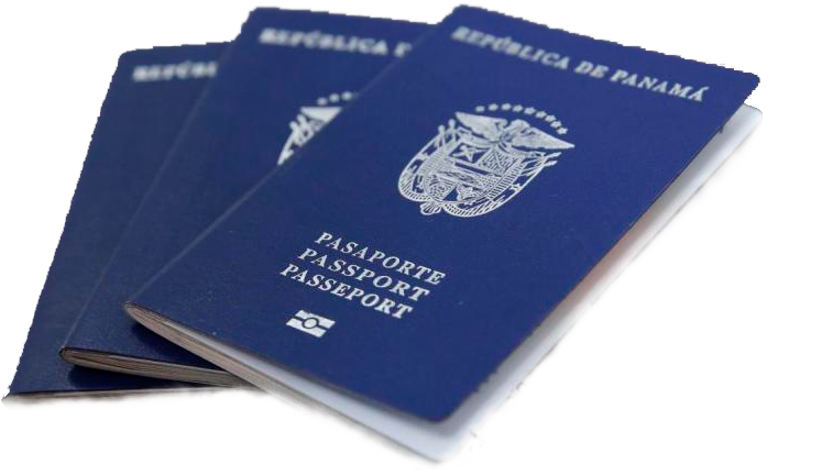 Panama Passports Stacked PNG image