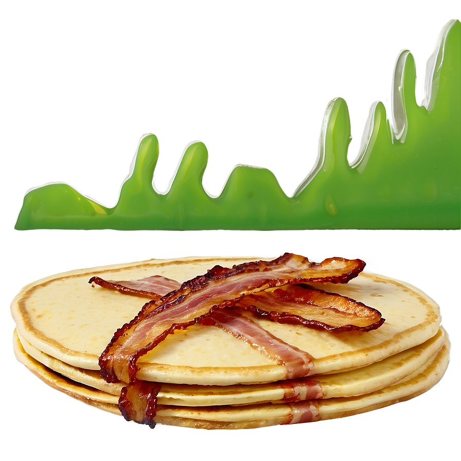 Pancake And Bacon Combo Png Ycm PNG image