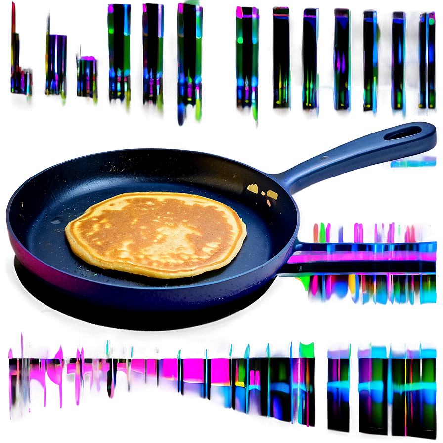 Pancake Cooking On Griddle Png 05242024 PNG image