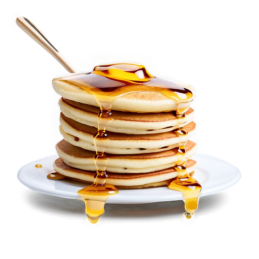Pancake Stack With Honey Png 05242024 PNG image