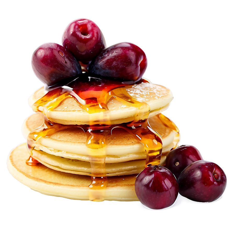 Pancake With Fruit Compote Png Ilp PNG image