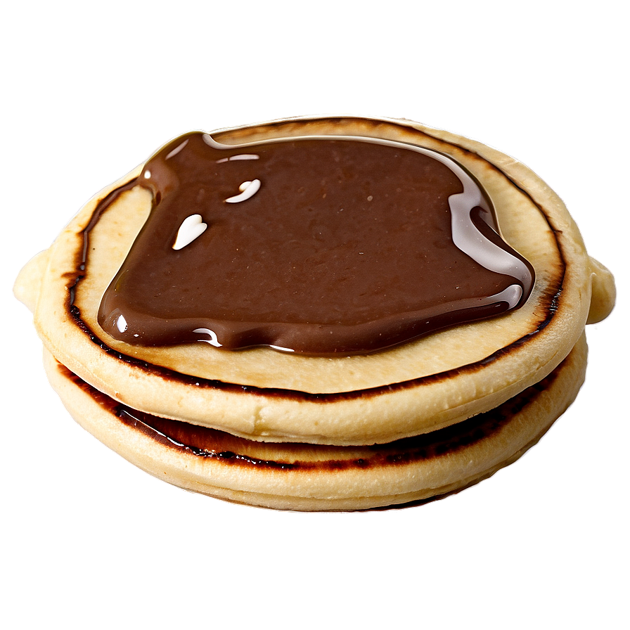 Pancake With Nutella Spread Png Ohl46 PNG image