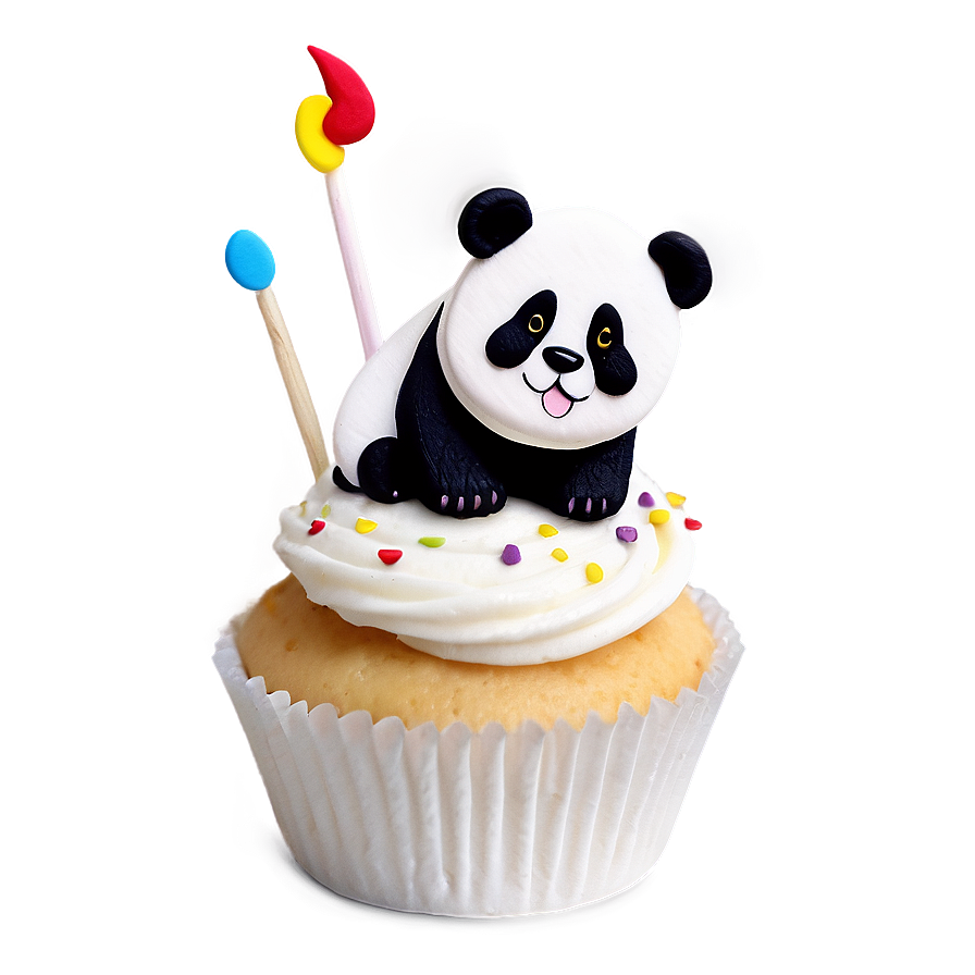 Panda Cupcake Topper Png Oto73 PNG image